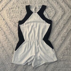 Parker Black and White Jumpsuit